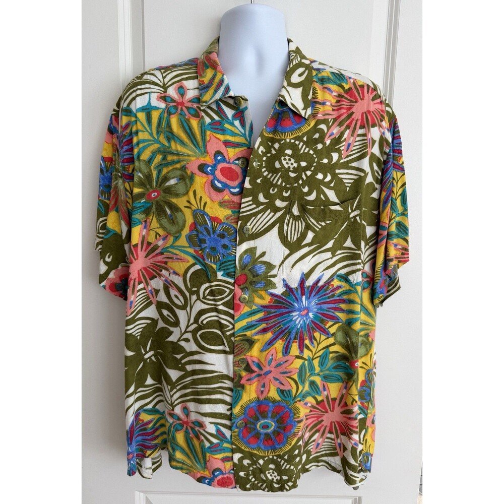 Jams World Men’s Hawaiian Aloha Shirt, XL, “Jubilee”, EUC